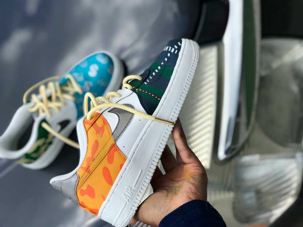 How To Customize Your Air Force 1's With EXPENSIVE Designer Fabric
